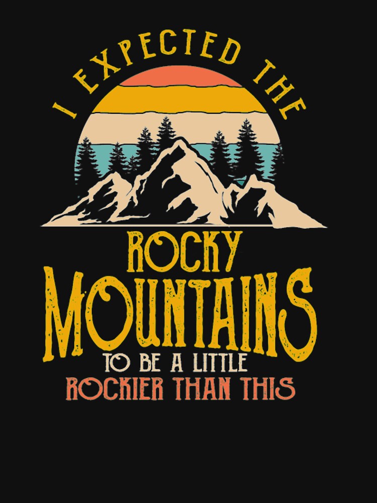 Rocky Mountain National Park From American Tshirt by Clavitaps