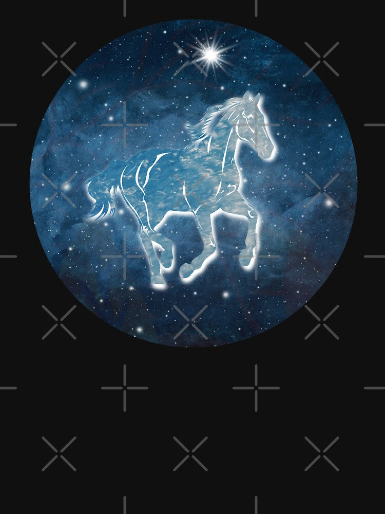 Spirit Horse Celestial Galaxy Star Art by 3DDesignSpot
