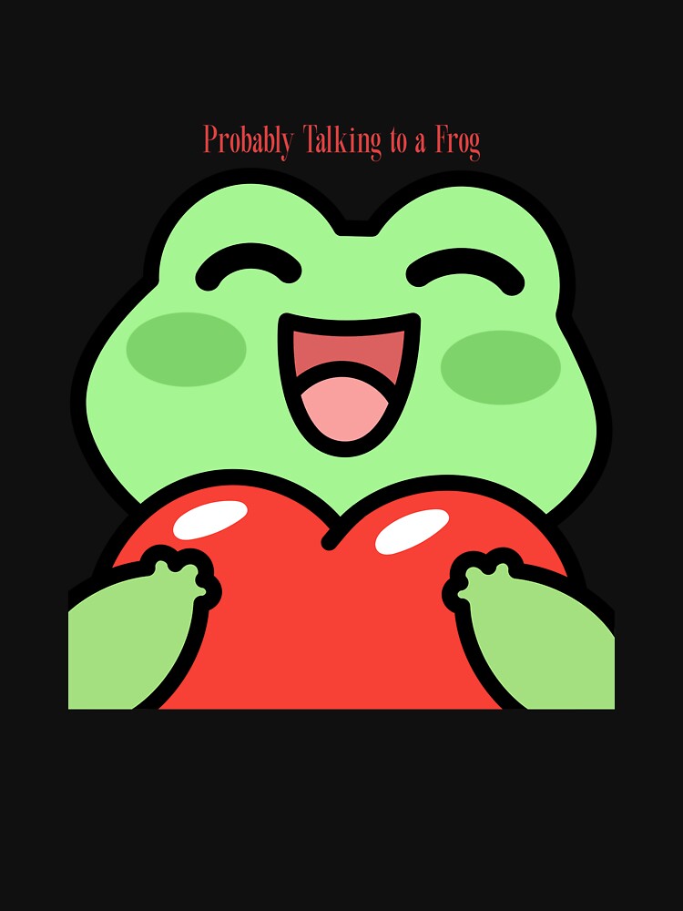 Probably Talking to a Frog Cute Frog Lover Funny Shirt by Homelife3