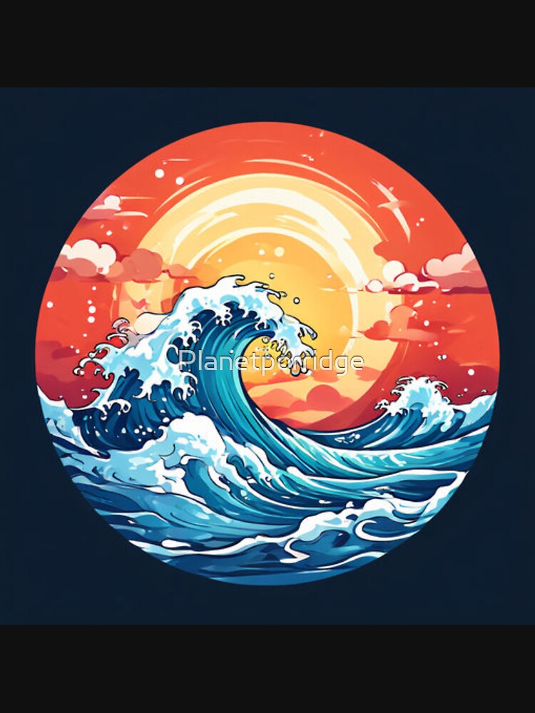 Ocean Wave Art by Planetporridge