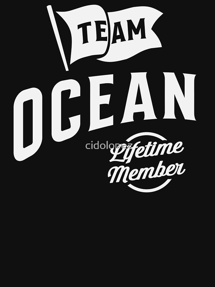 Team Ocean Lifetime Member Personalized Name Ocean by cidolopez