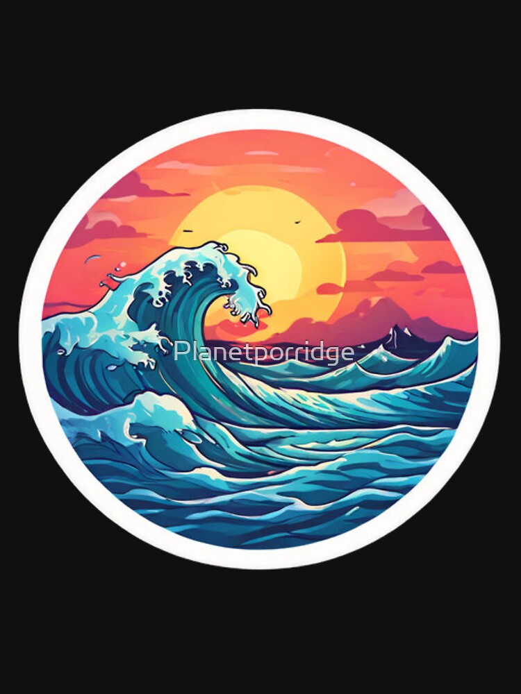 Cool Ocean Wave Art by Planetporridge