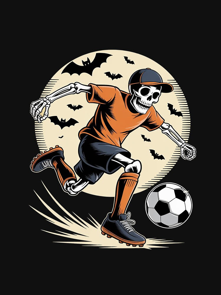 Skeleton Soccer Men Boys Kids Halloween Costume by dainegilbert