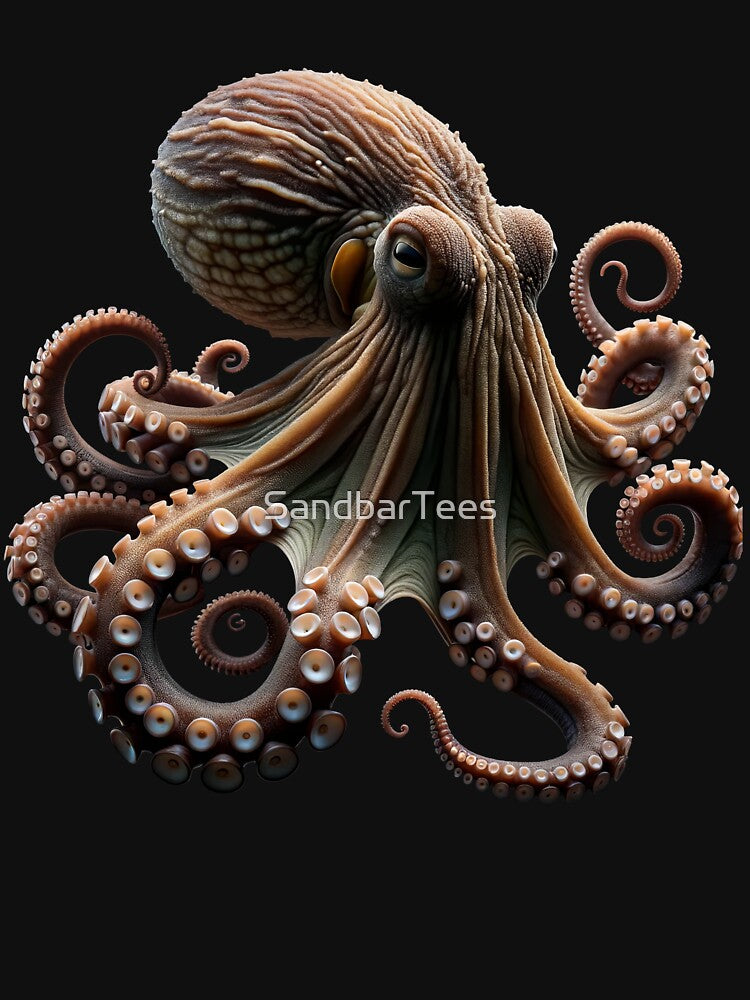 Realistic Octopus: Exclusive Design by SandbarTees