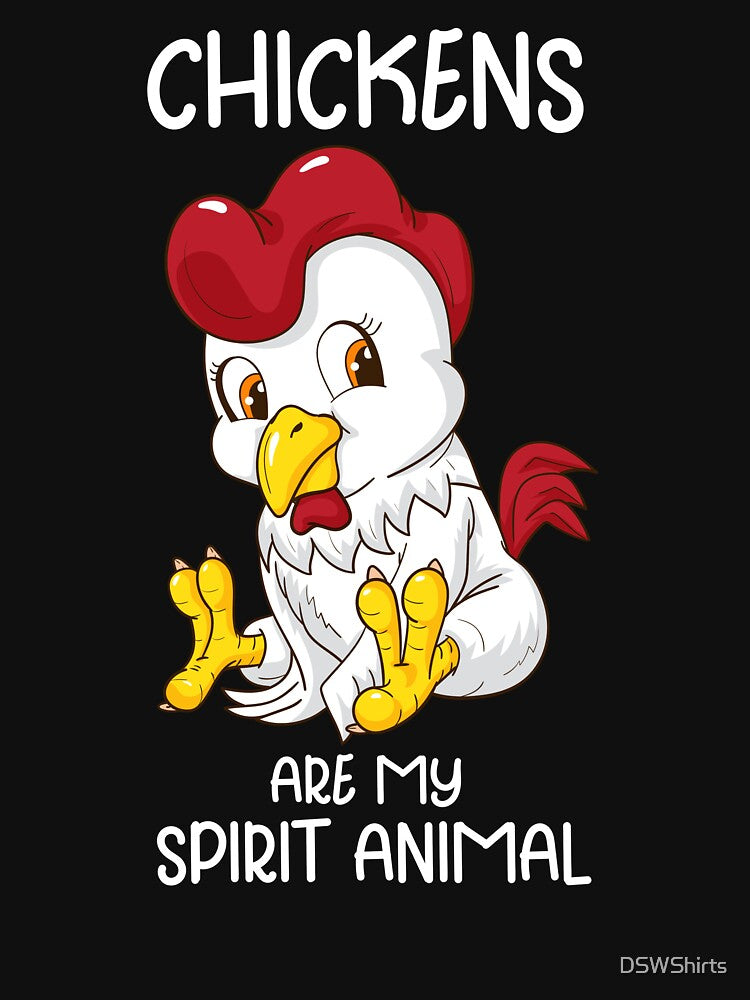 Chicken Spirit Animal Women Chicken Farmer Coop Chicken by DSWShirts