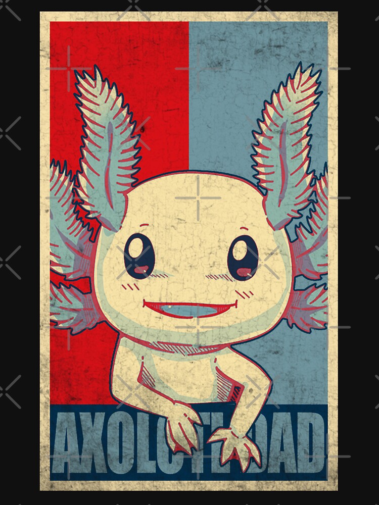 Vintage Axolotl Dad by Africanob