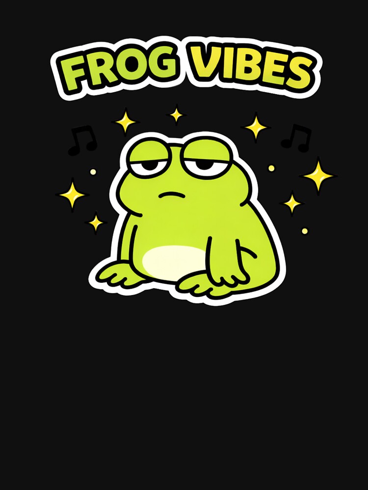 Frog Vibes – Chill Frog Meme Aesthetic by BetcherStudio