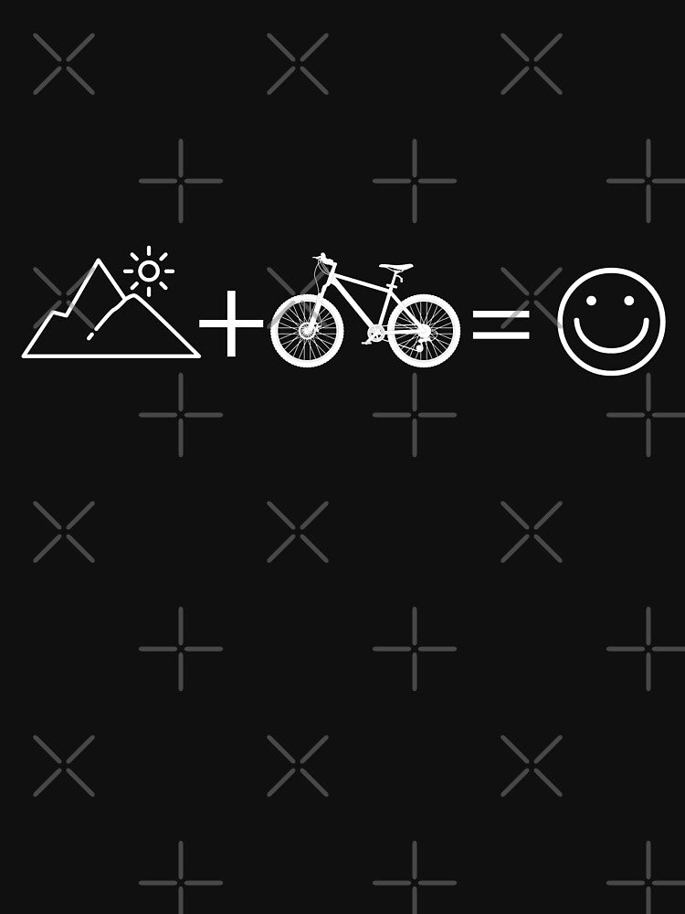 Mountain Biking Happy Face Symbols by kudostees