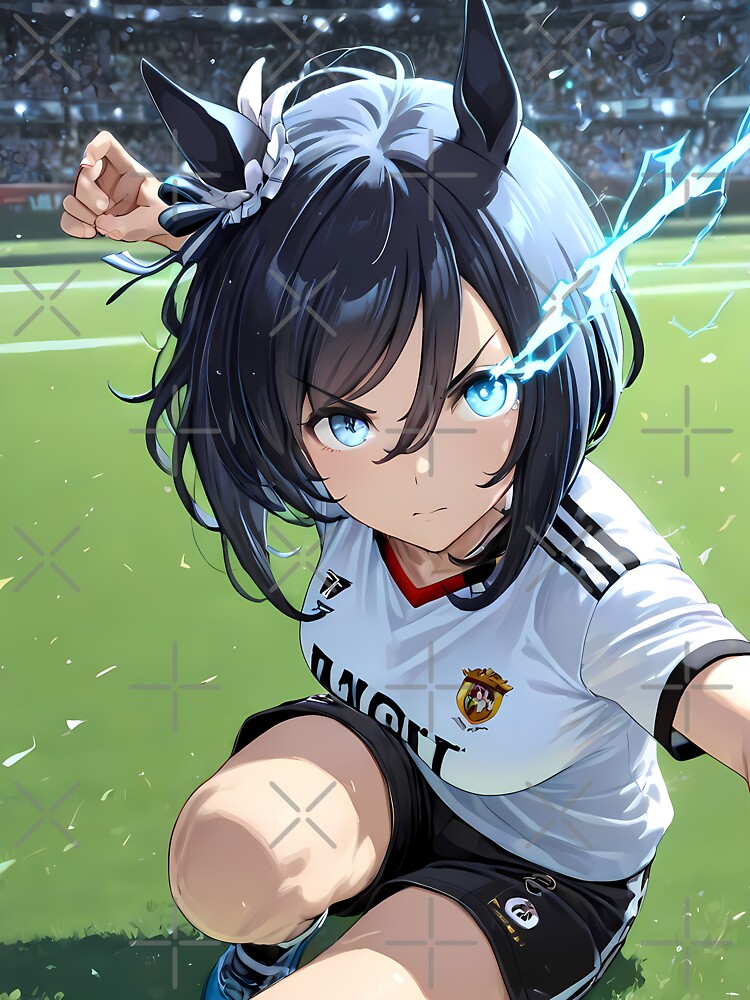 Eishin Flash Uma Musume Soccer Field Lightning Rush by PMartistStudio