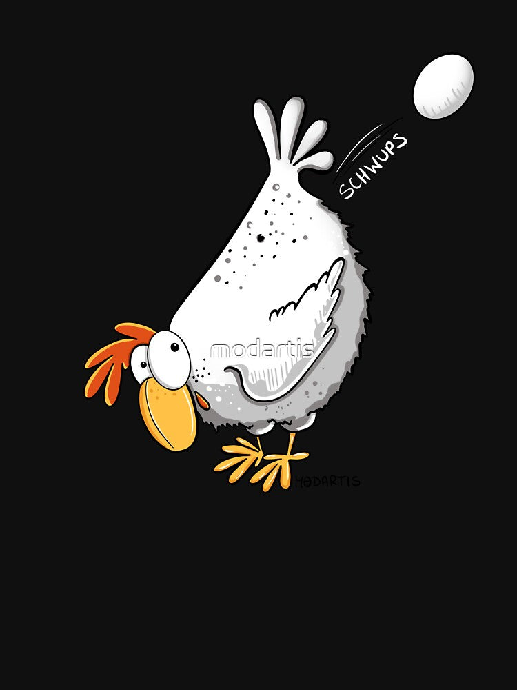 Happy Chicken Lays an Egg by modartis