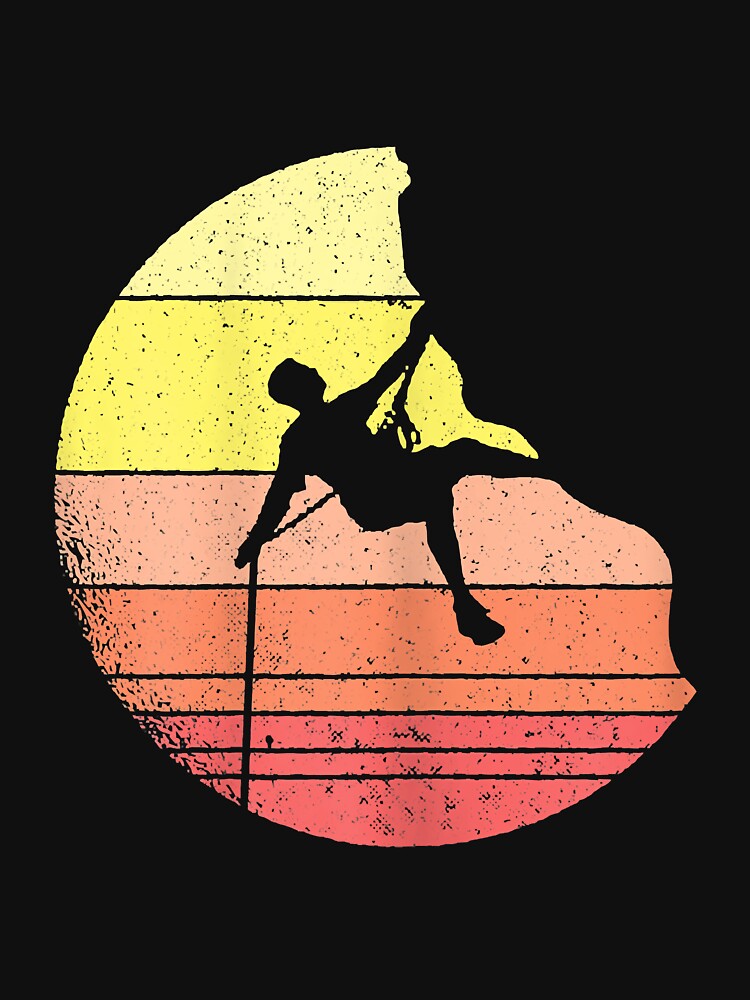 Vintage Rock Climbing Mountain Climber by SkyCloudBlue
