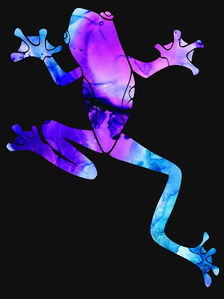 Frog Colorful Watercolor by 37jlee