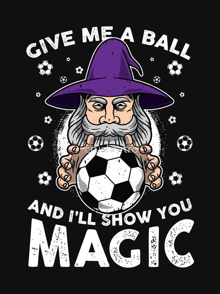 Funny Soccer Sport Boys Girl Teen Futbol Wizard Magic by Crush Retro®
