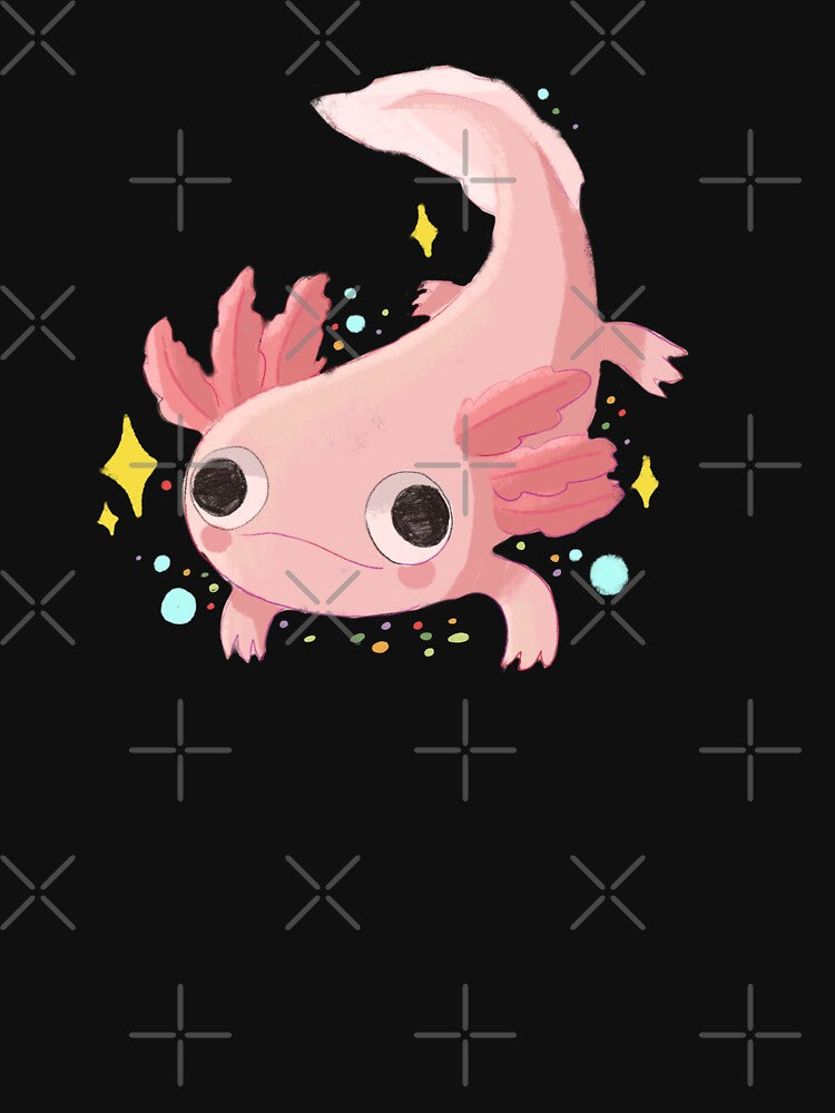 Axolotl illustration by Mayarart