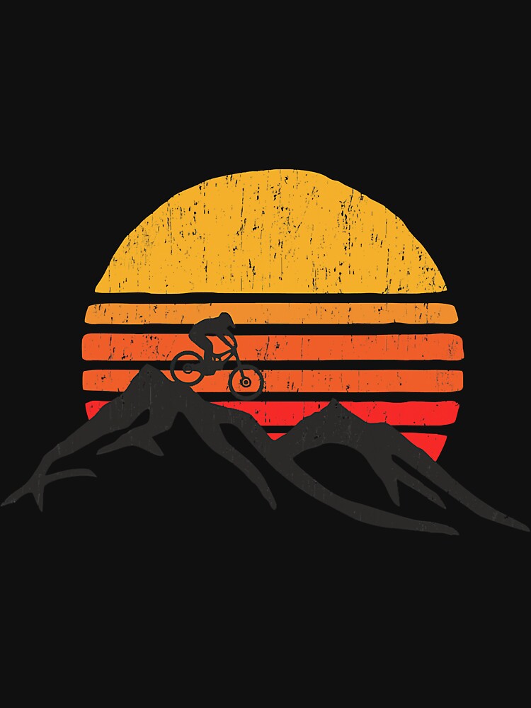 Mountain Bike Vintage Sunset Great by unassertive19