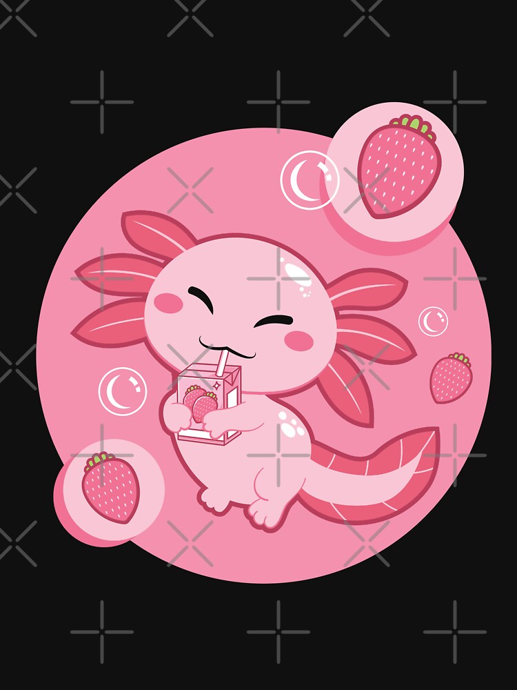 I axolotl pink milk shake by Splinter300