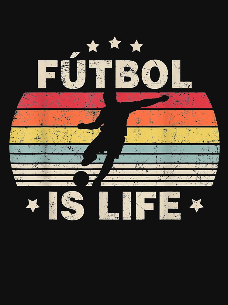Futbol Is Life Soccer Funny Football Lover Vintage by Tuckerstyle