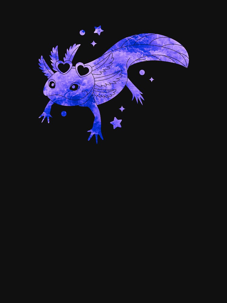 Axolotl Blue Waves by 37jlee