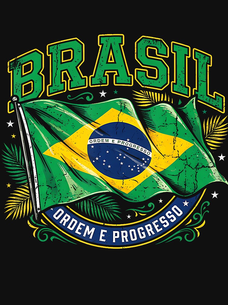 Brasil With Brazilian Flag Colors Men Women Kids Brazil Flag by Arens ★★★★★