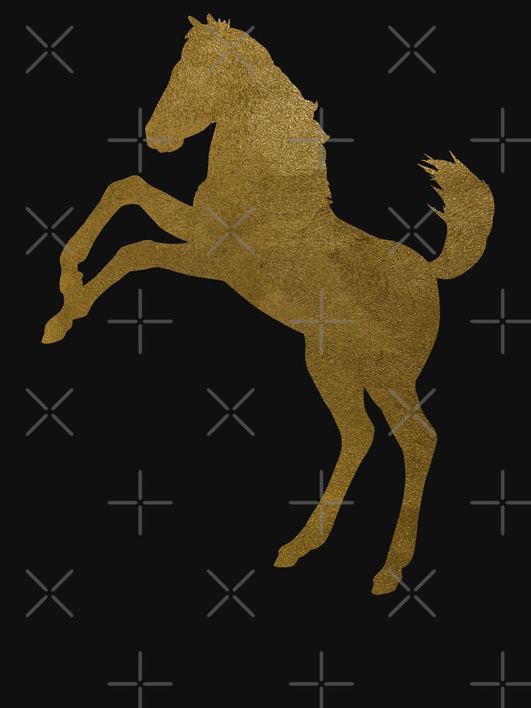 Golden Mustang Horse by SoccaTamam