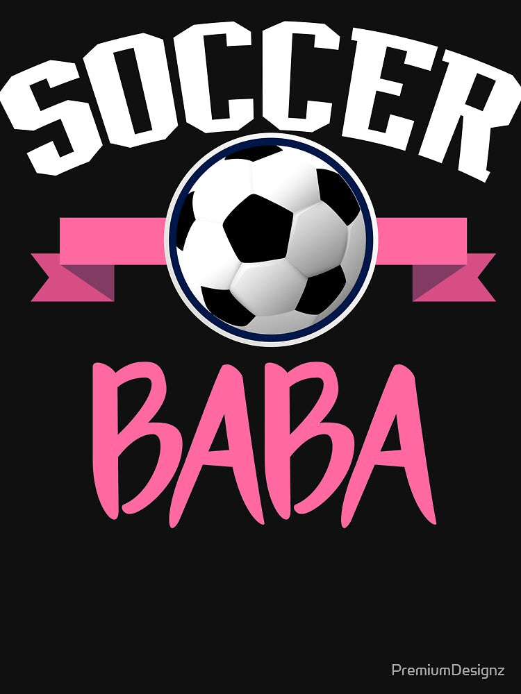 Funny Grandmother Sports Trendy Gift - Soccer Baba by PremiumDesignz
