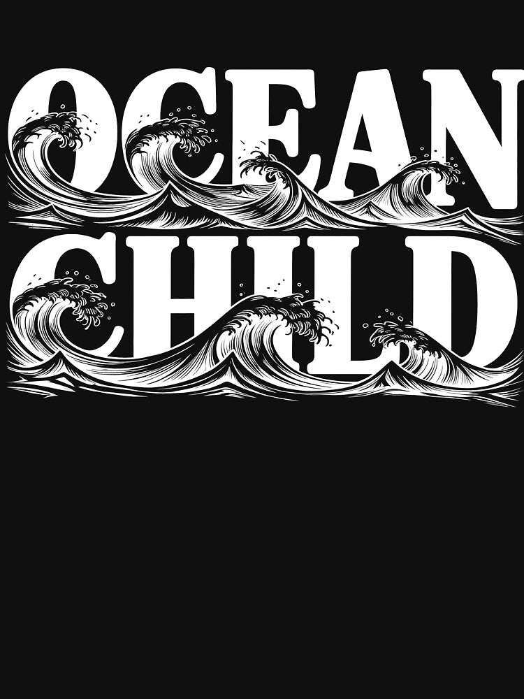 Ocean Child Waves Sea Beach Lover Coastal Graphic by Stotee