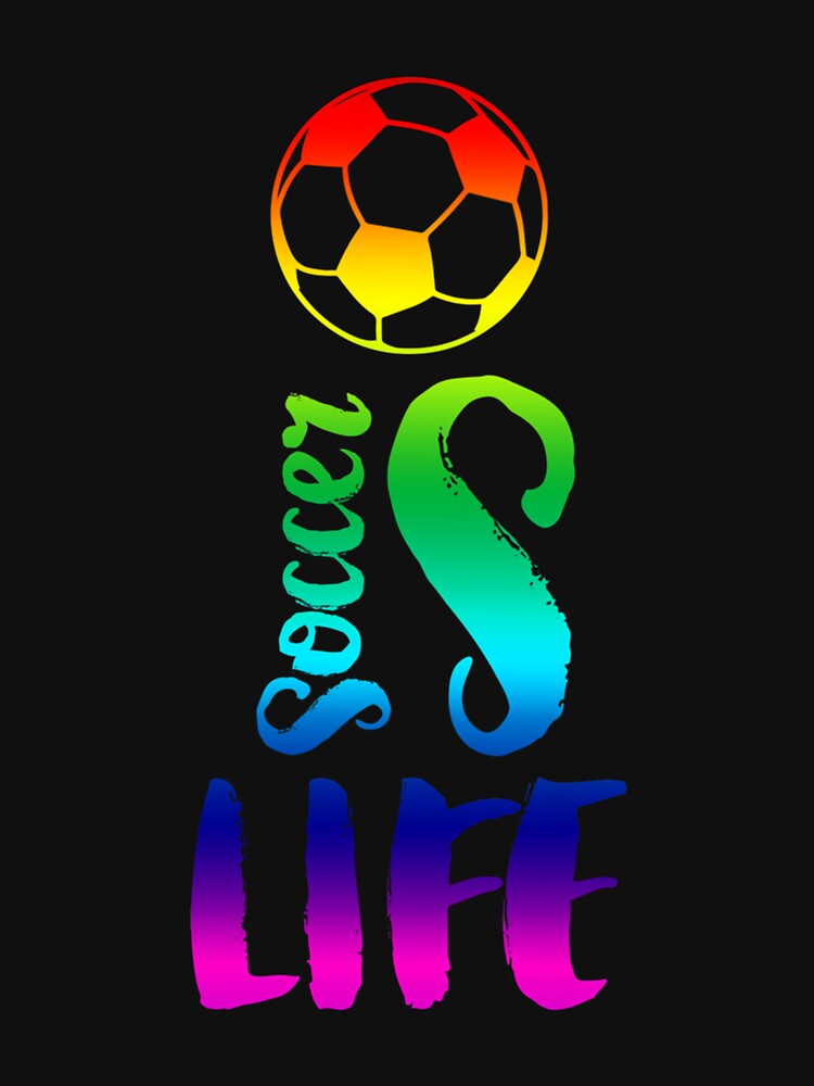 Soccer Is Life Color Essential T-Shirt by pkelseysi