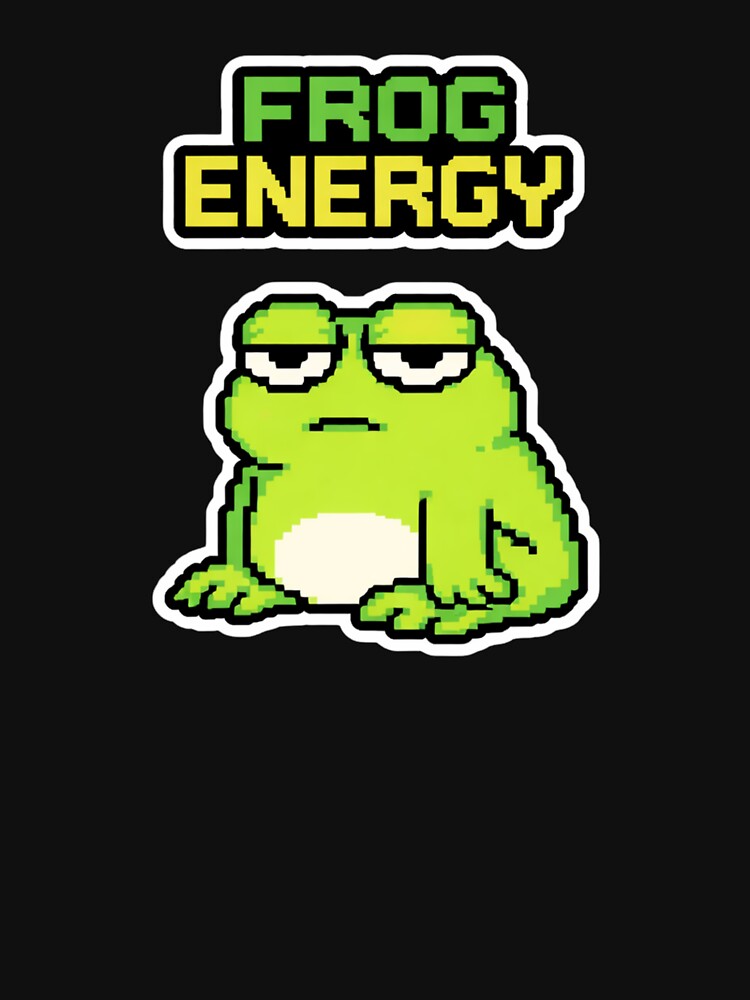 Energy Frog – Funny Frog Meme Mood by BetcherStudio