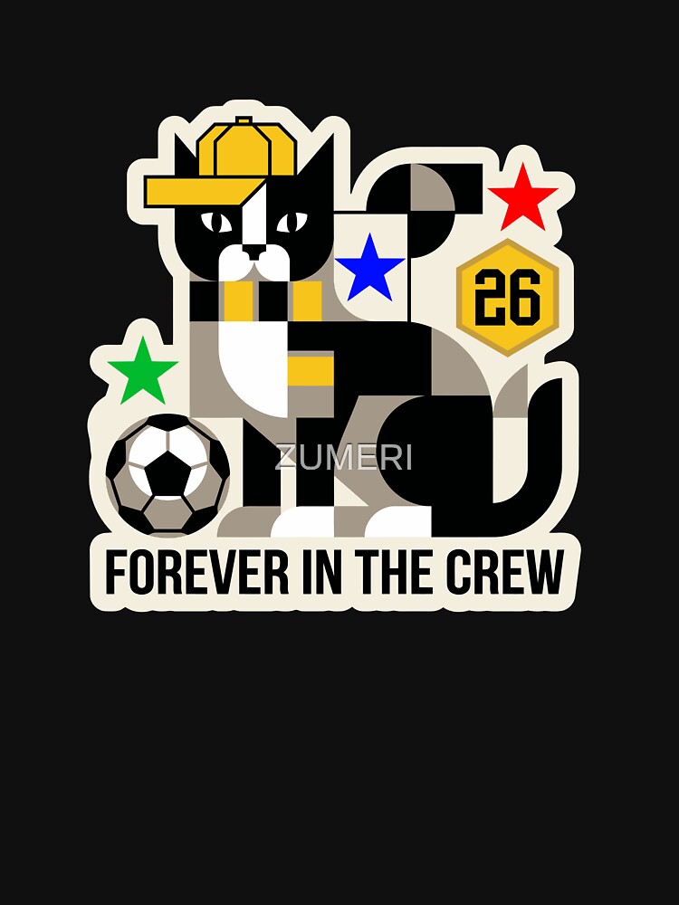 Geometric Cat Supporter: Forever in the Crew. by ZUMERI