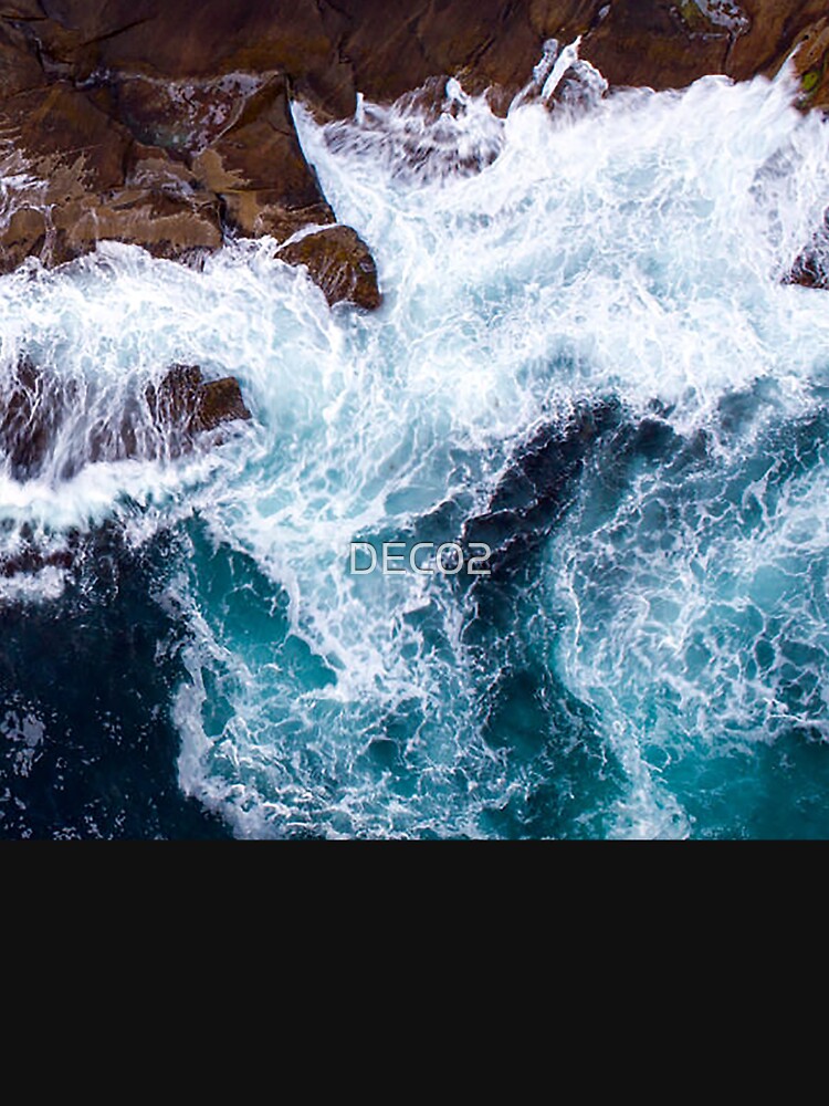 Rugged, Dramatic Ocean Coastline With Wild Waves by DEC02