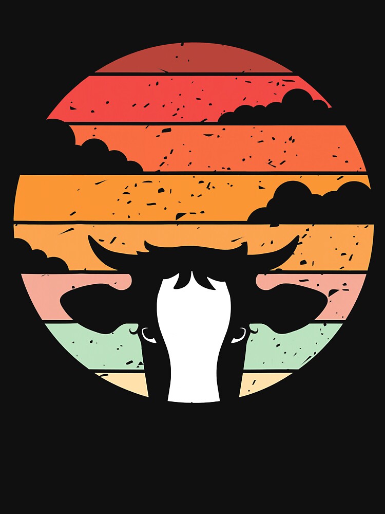 Retro Cow Cute Silhouette Cow by douglasgary019