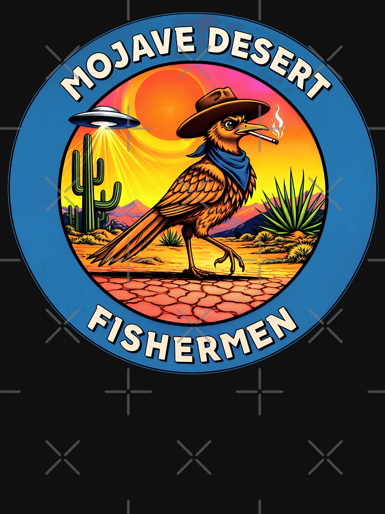 Mojave Desert Fishermen Smoking Roadrunner by gear-posters