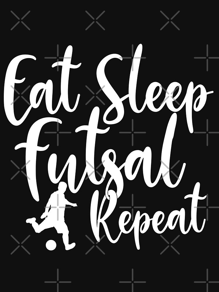 Eat Sleep Soccer Repeat, A Long Sleeve Soccer Jersey  for Soccer and Futsal Players by plussorn