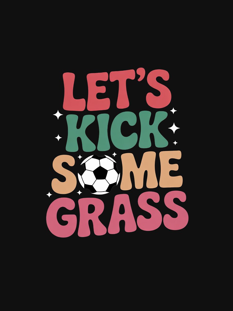 Soccer Mom Fan  Let's Kick Some Grass Soccer Season by MicanCuteStore