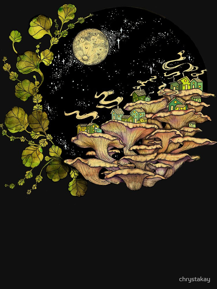 Village || Surreal Illustration by Chrysta Kay by chrystakay