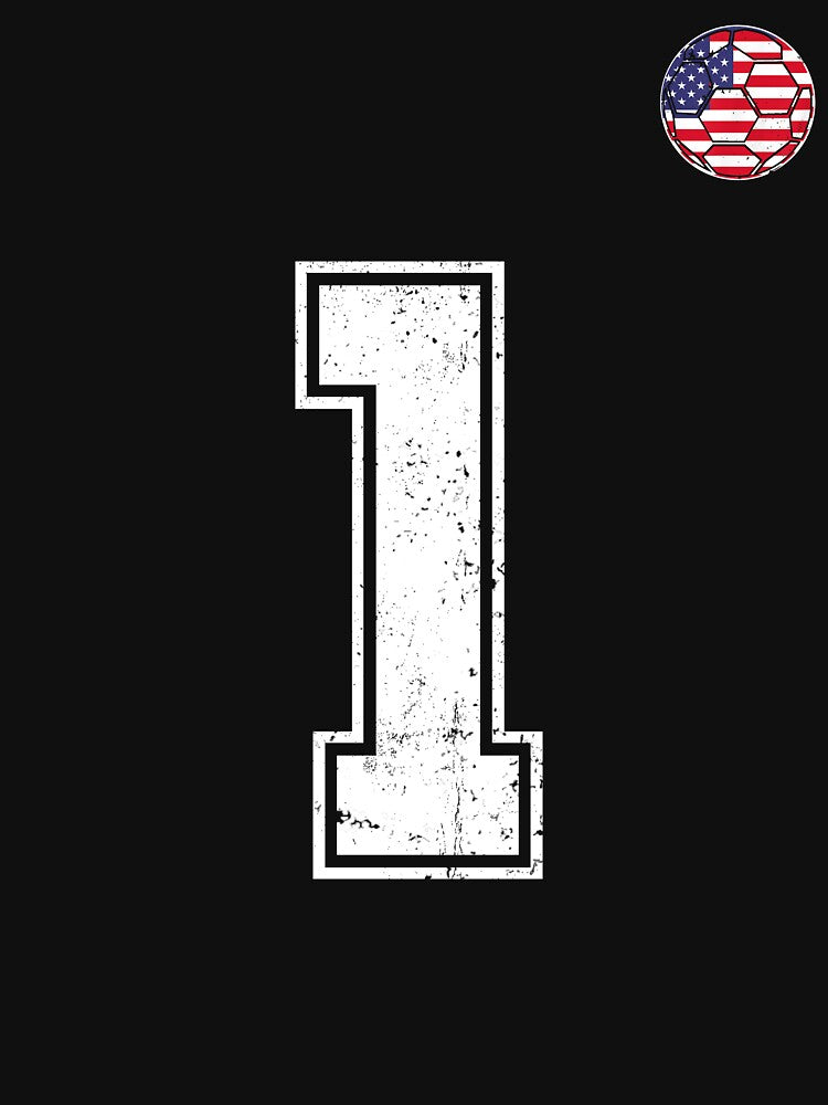 Soccer player Jersey number 1 Usa Fans by RoyesButler