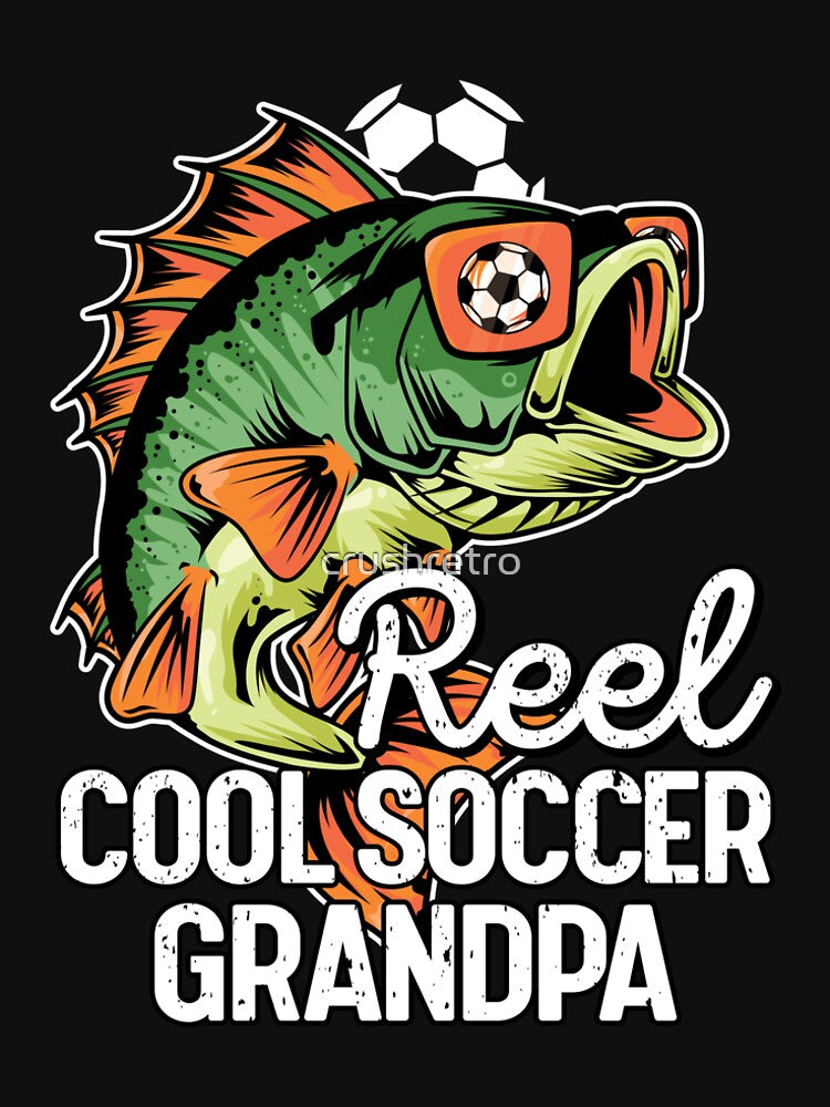 Funny Fishing Reel Cool Grandpa Papa by Crush Retro®