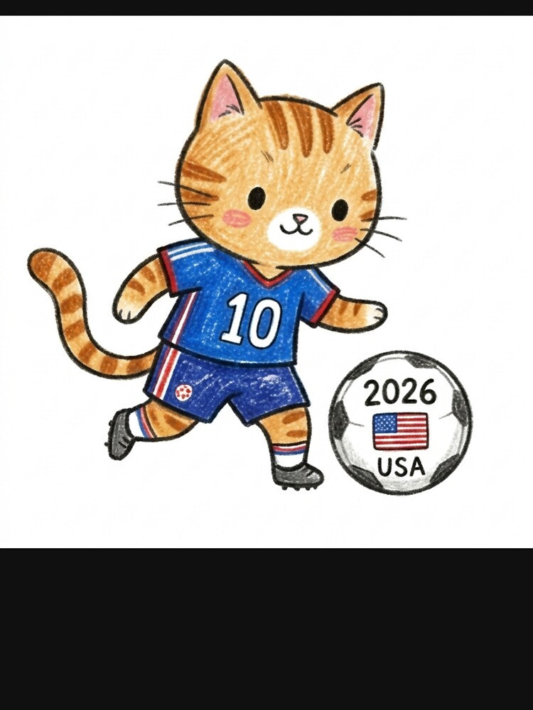 USA Soccer Cat #10 - 2026 Fan Art by TaiwanMemory