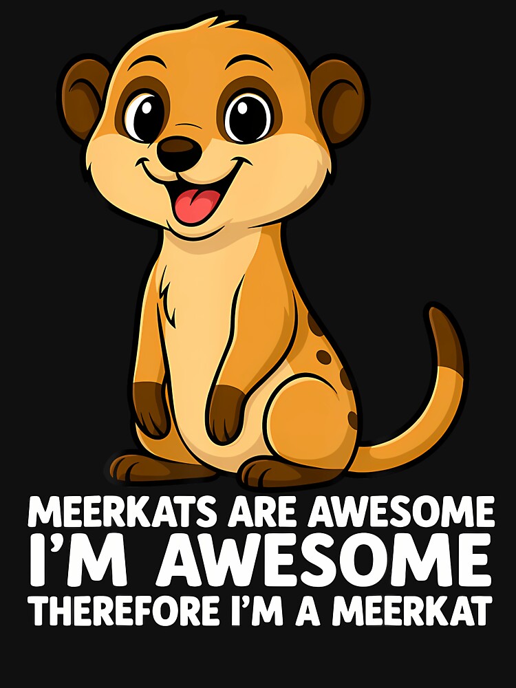 Meerkats Are Awesome I'M Awesome Therefore I'M A Meerkat by ConnieDora