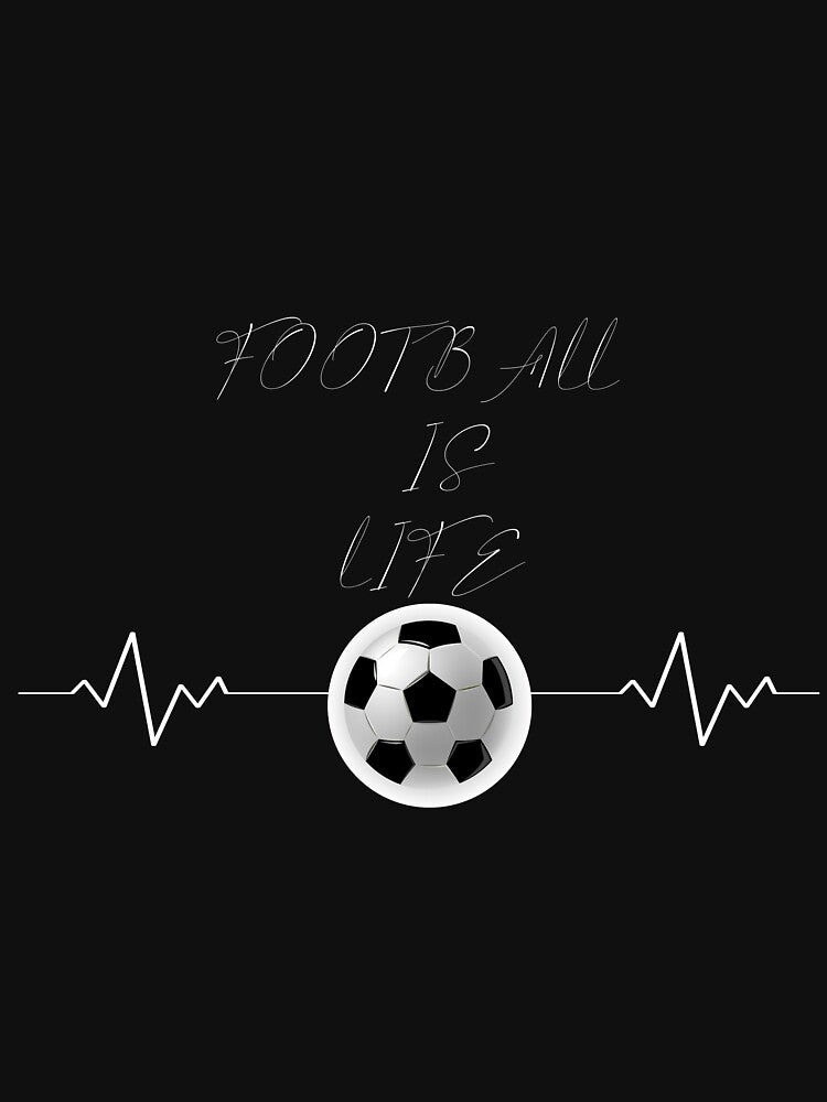 Football is life classic t-shirt by AmjadDesigns