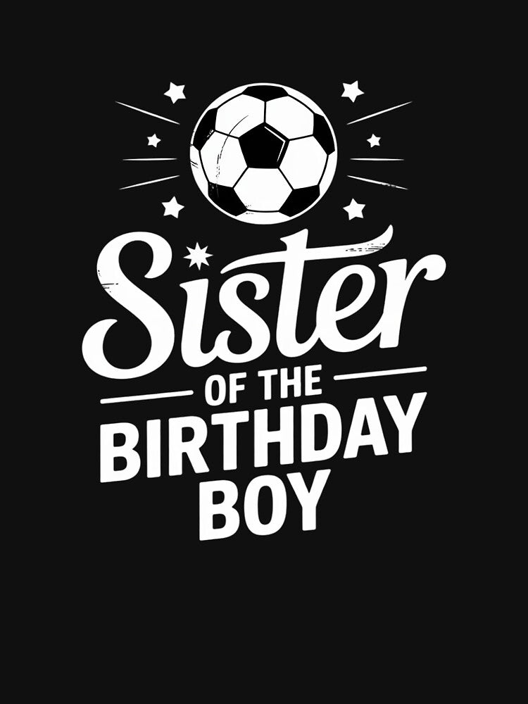Sister Of The Birthday Boy Matching Family Soccer Birthday by joyouartArt