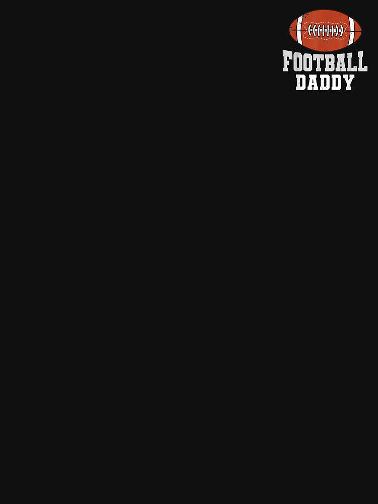 Funny American Football Daddy Retro Sports Football Lover by EuphemiaShop