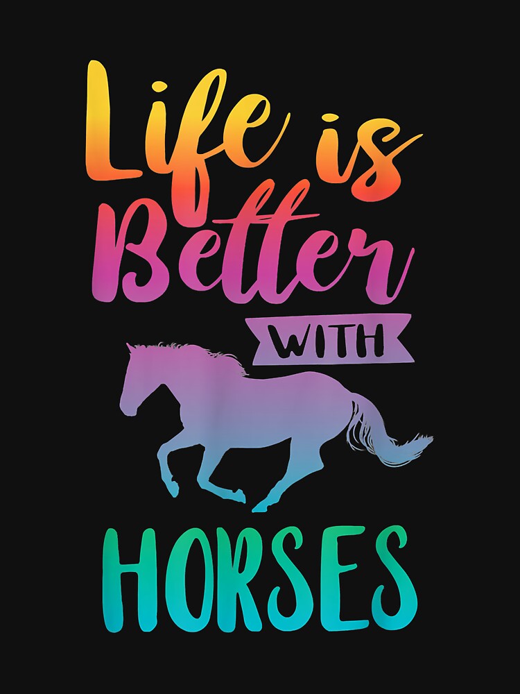 Cute Life Is Better With Horses Horseback Riding by doria7fjly