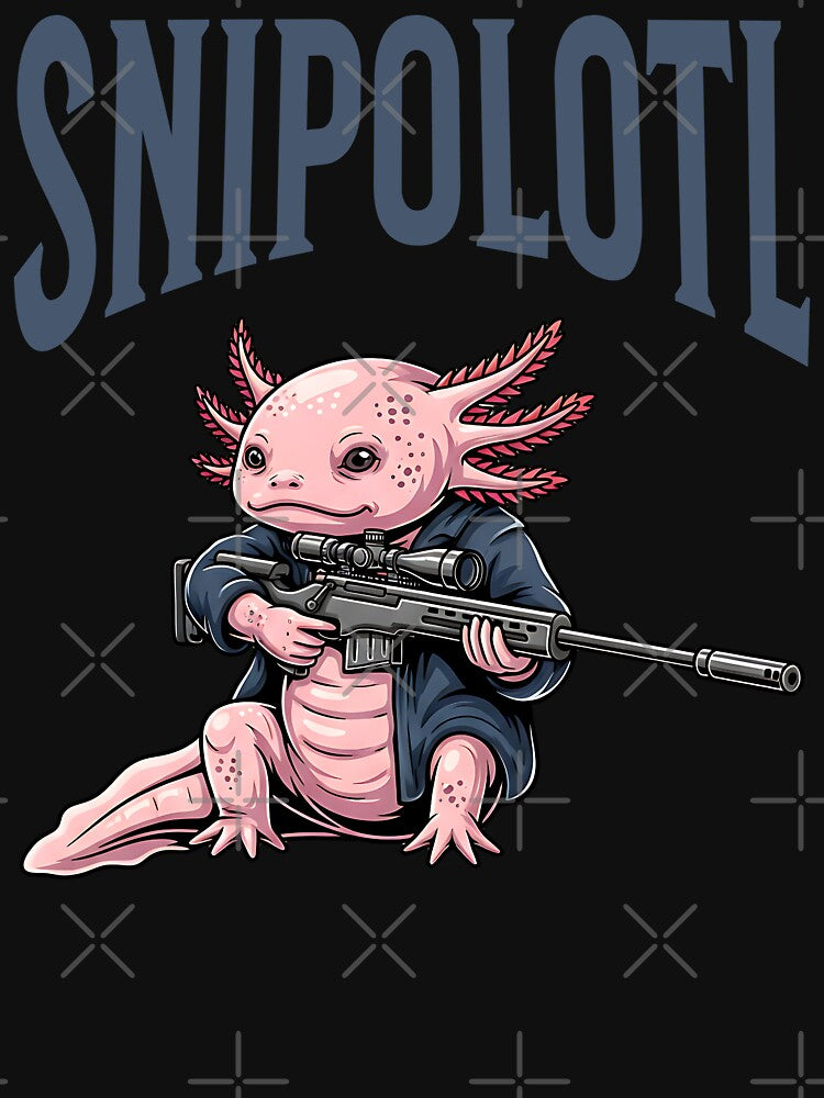 Snipolotl funny axolotl design by ReneMM