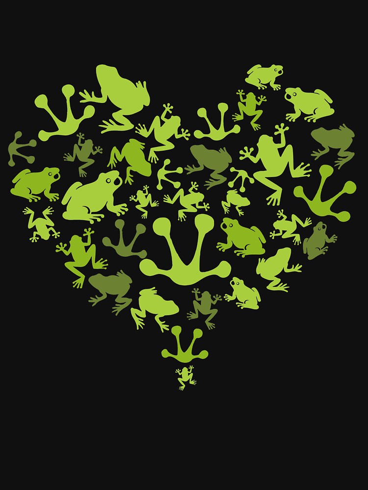 Frog Heart Art by LucianaShop