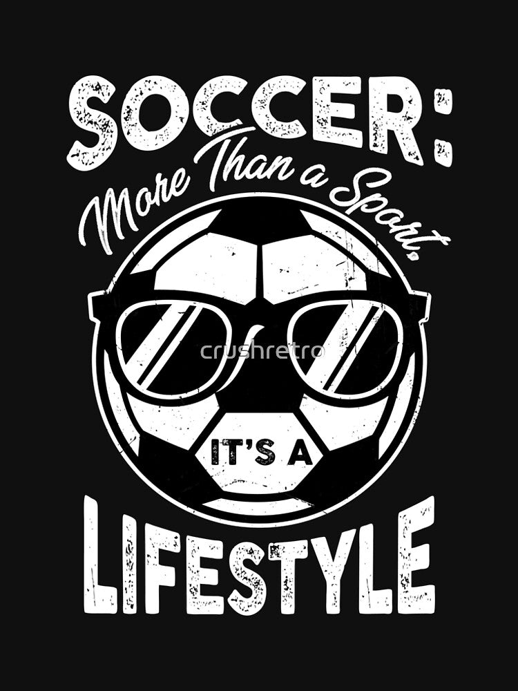 Funny Soccer Boys Girls Teen Futbol More Than a Sport by Crush Retro®