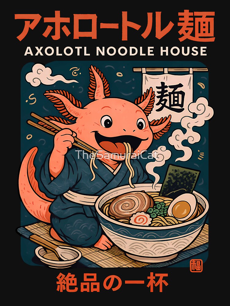 Axolotl Noodle House by TheSamuraiCat