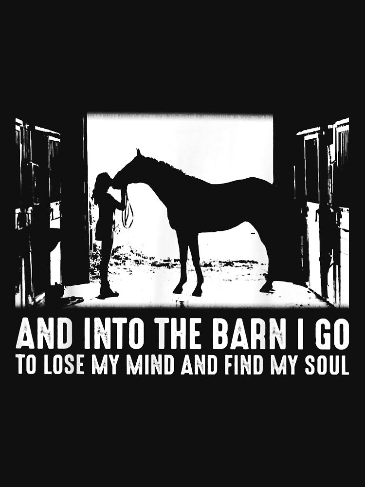 Horse Into The Barn I Go To Lose My Mind And Find My Soul by doria7fjly