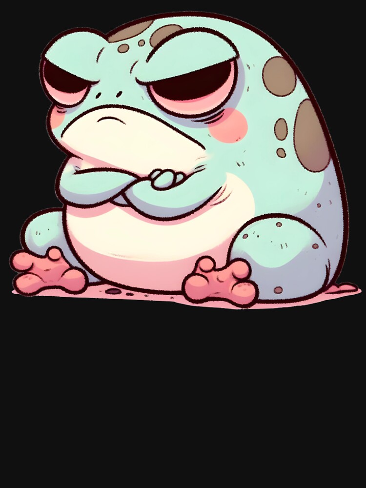 Grumpy frog by Anna Halasek