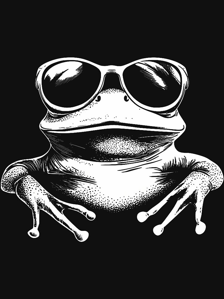 Funny Frog Sunglasses by huftyfnruppe